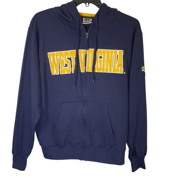 Stadium Athletic West Virginia Mountaineers Men's size Medium Full-Zip Hoodie - Picture 1 of 8